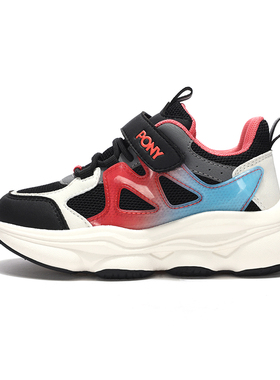 Pony波尼红色MODERN-K男童低帮舒适跑步休闲运动鞋234K1MD54RD