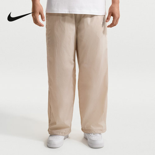 NIKE耐克男裤夏新款宽松运动裤抽绳收口直筒裤梭织长裤IQ0922-236