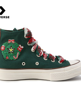 CONVERSE匡威1970s圣诞限定红绿男女鞋CHUCK TAYLOR帆布鞋A12455C