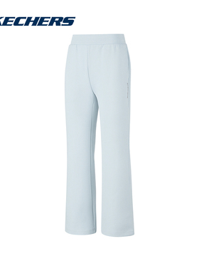 Skechers斯凯奇26春女士直筒运动裤休闲针织长裤 P126W013/01DS