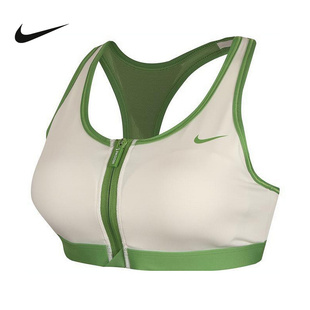 NIKE耐克女子运动内衣拉链易穿脱速干透气BAR训练背心II0466 047