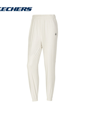 SKECHERS斯凯奇夏季女子休闲百搭运动束脚针织长裤 P224W171-004S