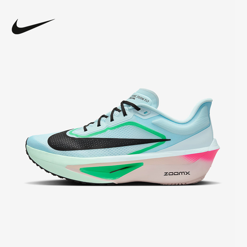 Nike耐克男鞋ZOOM FLY 6马拉松碳板回弹竞速专业跑步鞋FN8454-402
