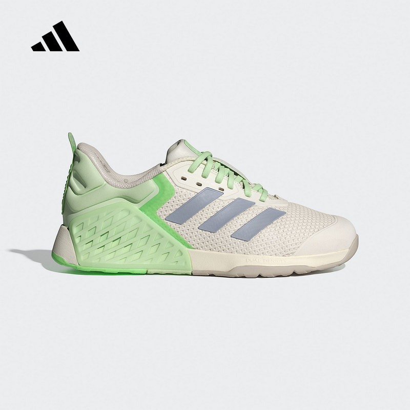 adidas阿迪达斯女全力战将稳定透湿排汗深蹲硬拉力量训练鞋JR1673