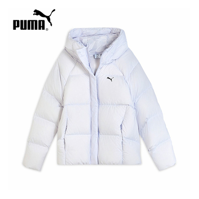 PUMA彪马冬季新款女子防风保暖休闲连帽羽绒服短款外套691045-50
