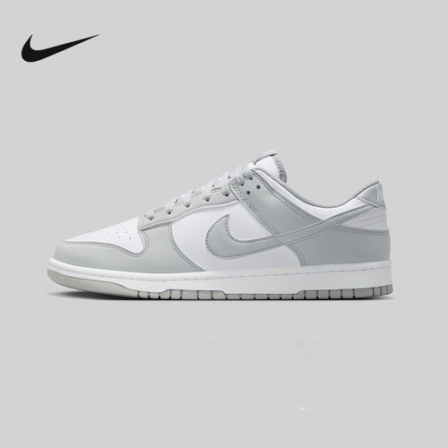 耐克Nike Dunk Low 灰白色男女鞋低帮运动休闲复古板鞋HF5441-105