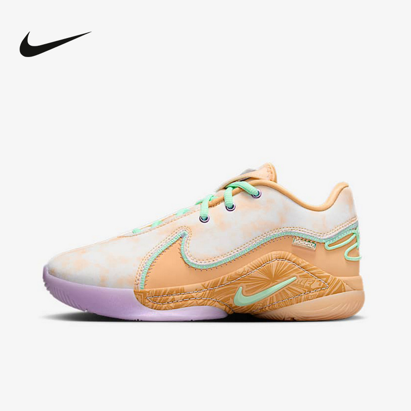 NIKE耐克男女大童鞋LEBRON詹姆斯低帮实战篮球鞋运动鞋HV8615-200