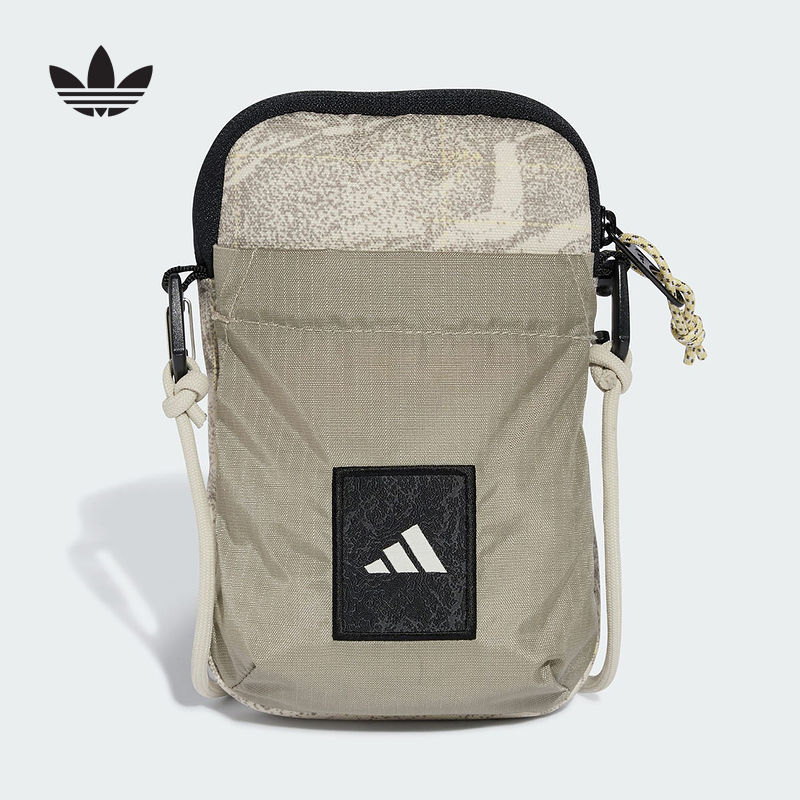 adidas阿迪达斯新款2025夏中性运动休闲单肩背包男女挎包 