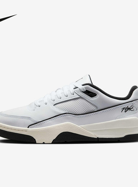 JORDAN耐克男鞋FLIGHT COURT运动休闲复古篮球鞋滑板鞋HF3255-100