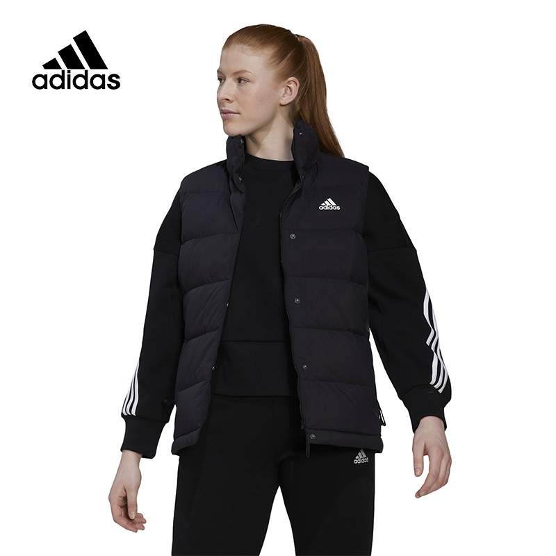 adidas阿迪达斯羽绒马甲棉服女2023冬季新款运动休闲羽绒服HG62