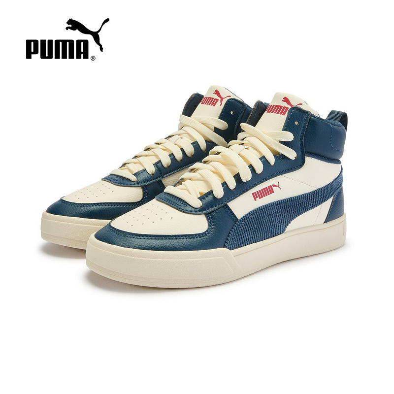 PUMA彪马男鞋秋季新款女鞋CAVEN复古中帮板鞋休闲运动鞋407869-01