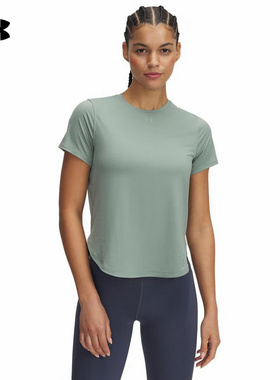 安德玛UA春夏爆冷系列女子Iso-Chill弹性拉伸短袖T恤1389564-348