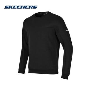 0018 P423M137 SKECHERS斯凯奇男装 卫衣舒适运动圆领针织套头衫