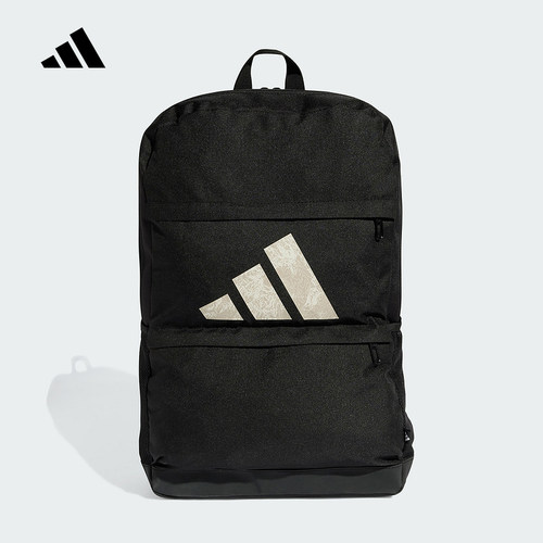 adidas阿迪达斯2025春男女同款MOTION LOGO运动休闲双肩包IS7038