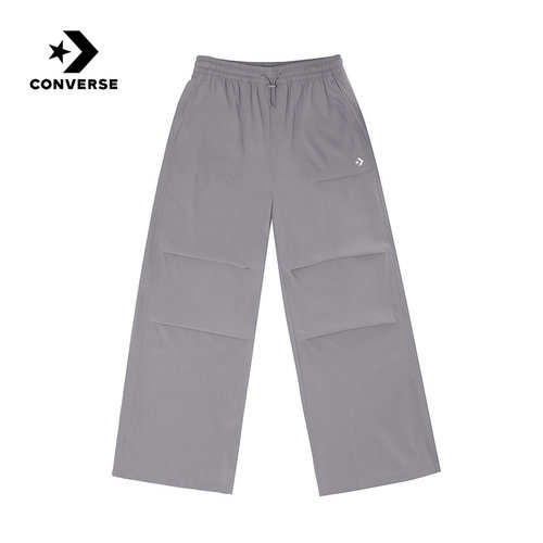 Converse匡威夏秋季女裤宽松大口袋运动休闲梭织长裤WCH675-GFY