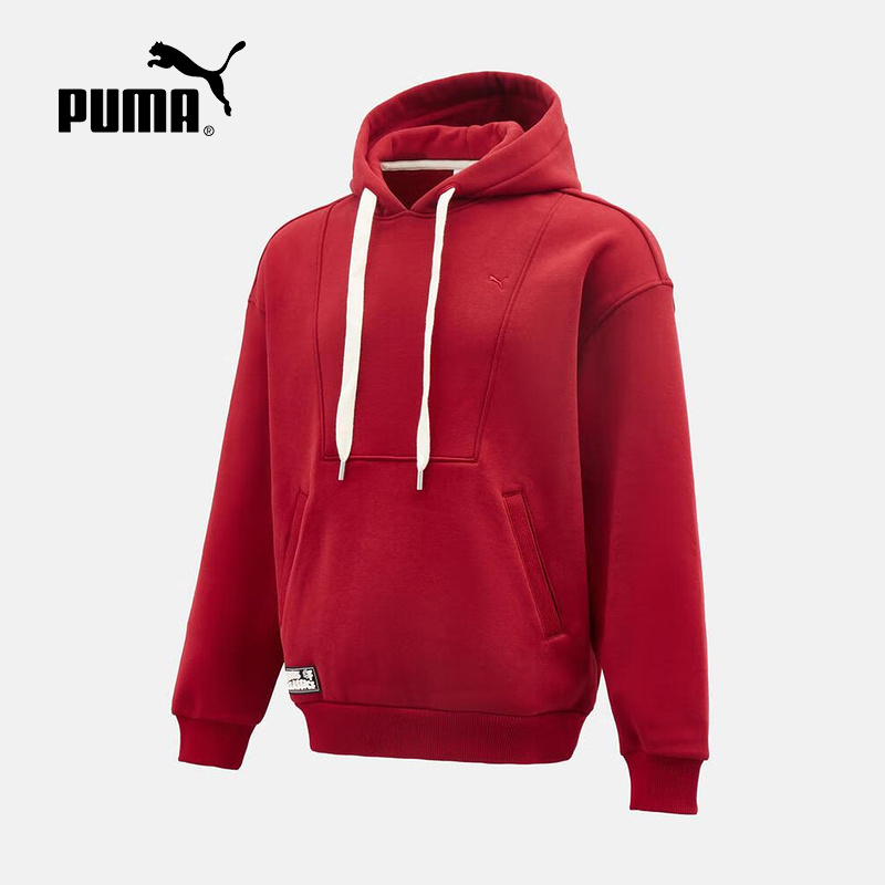 PUMA彪马冬季HAUS OF CLASSICS休闲运动抽绳连帽衫卫衣633513-90