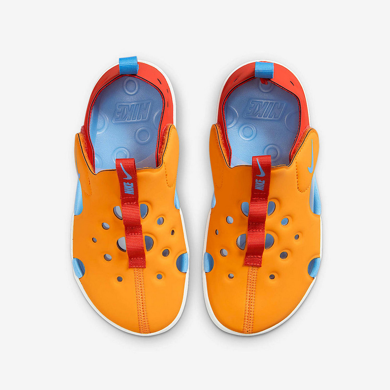 NIKE耐克男女童运动鞋SUNRAY PROTECT 4魔术贴幼童凉鞋HF6277-800