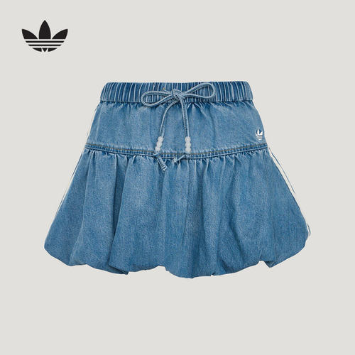 阿迪达斯 （adidas）2026夏女牛仔短裙 KY5751