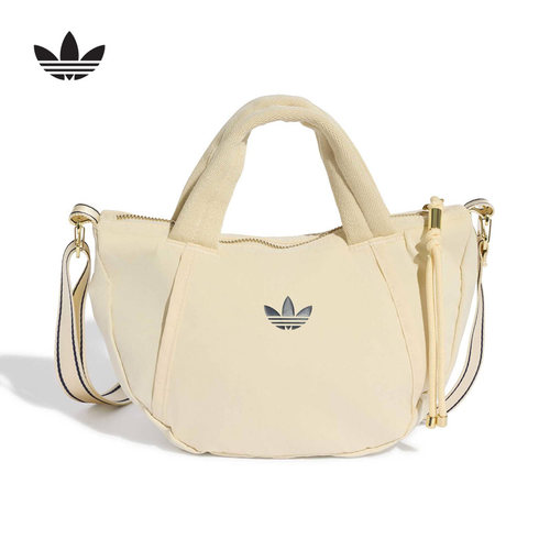 adidas阿迪达斯三叶草手提包拎包可调节背带女子单肩斜挎包LF2411