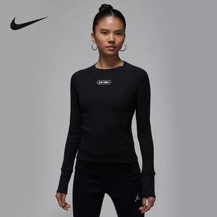 IO9717 NIKE耐克女子Jordan2026春季 T恤 运动休闲圆领长袖 010 新款