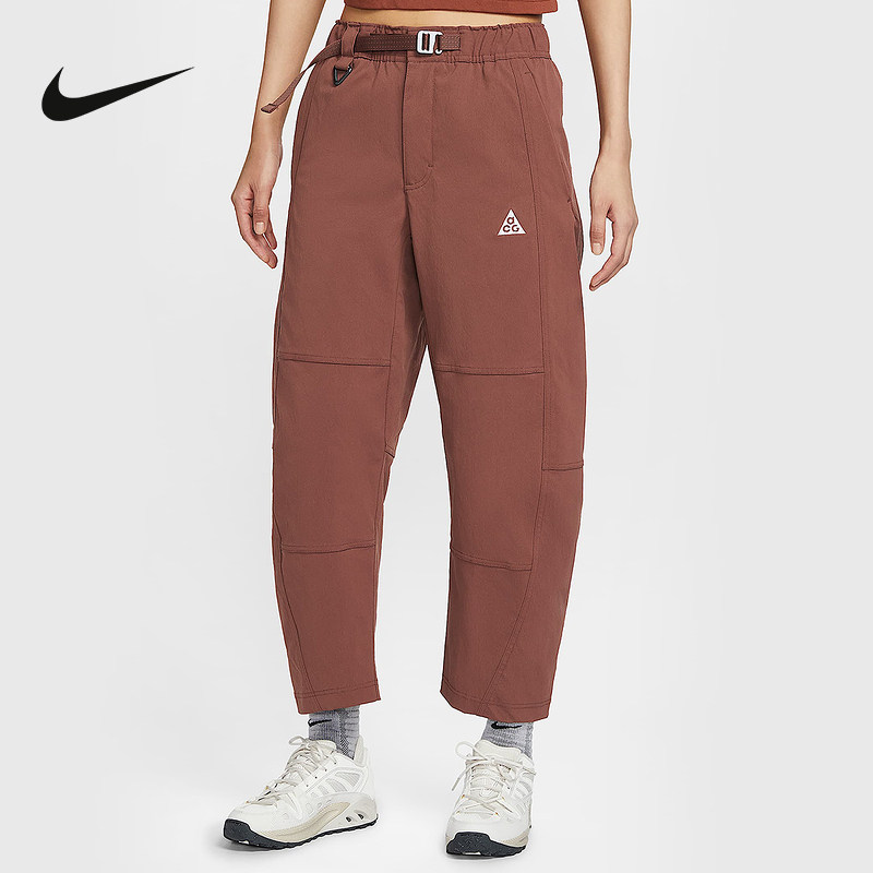 NIKE耐克女裤子秋冬新款ACG户外运动裤工装裤梭织长裤HJ0244-218