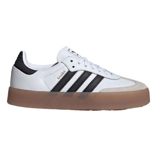 adidas阿迪达斯复古T头鞋三叶草SAMBAE白色厚底德训女板鞋JI1349