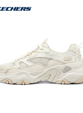 斯凯奇25夏女鞋舒适透气轻质缓震厚底老爹鞋运动鞋150525-OFWT