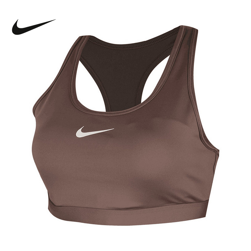 Nike耐克新款春季女子SWOOSH中强度支撑速干运动内衣DX6822-233