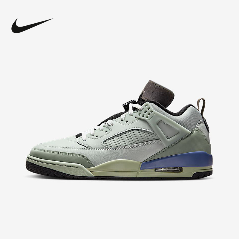 Nike耐克男鞋2025春季款JORDAN SPIZIKE灰绿复古篮球鞋HV5969-003