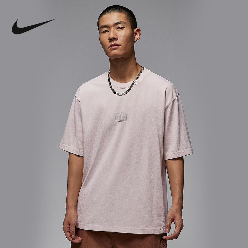 Jordan耐克男子夏季新款休闲透气圆领短袖运动休闲T恤HQ8939-104