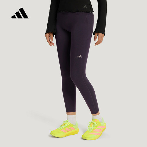 adidas阿迪达斯女子运动裤2026秋冬新款紧身瑜伽裤运动裤 LF5044