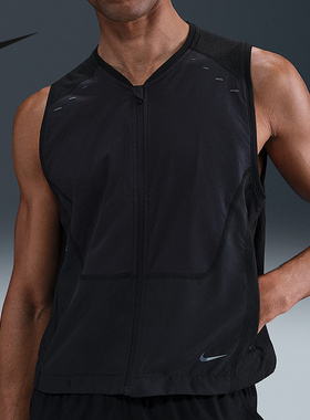 Nike耐克夏新款Run Dri-FIT男士休闲机能跑步运动马甲HV2007-010