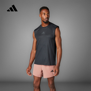 adidas阿迪达斯新款 2025夏男透湿透汽耐磨运动休闲健身背心JM3190