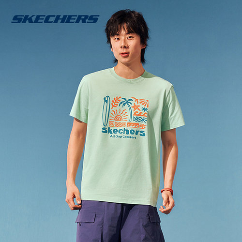 SKECHERS(斯凯奇)2026夏中性短袖衫 L226U023-04BJ
