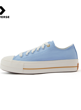 Converse匡威2025秋季新款女款休闲鞋厚底帆布鞋运动板鞋A12965C