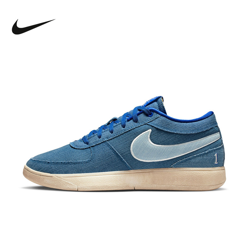 NIKE耐克男鞋德文布克BOOK 1代帆布蓝实战运动鞋篮球鞋IH0888-900