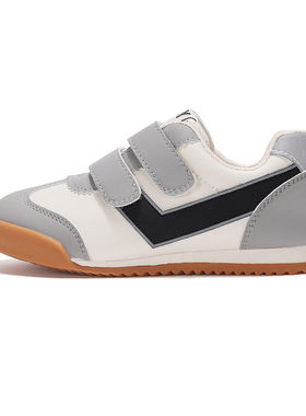 PONY男女童2025年秋季新款经典灰黑色舒适休闲运动鞋233K1SO51BK