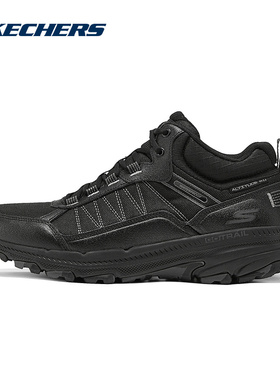 Skechers斯凯奇2025冬男鞋缓震耐磨运动中帮休闲鞋 220759C-BKCC