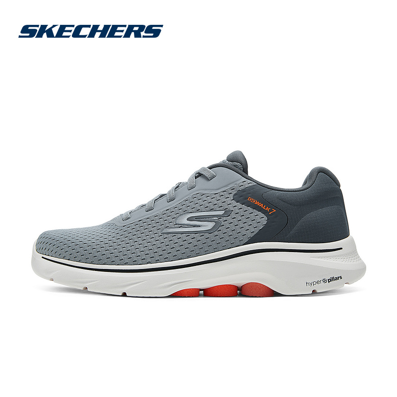 Skechers斯凯奇2025冬男舒适休闲透气缓震健步运动鞋 216636/GYOR