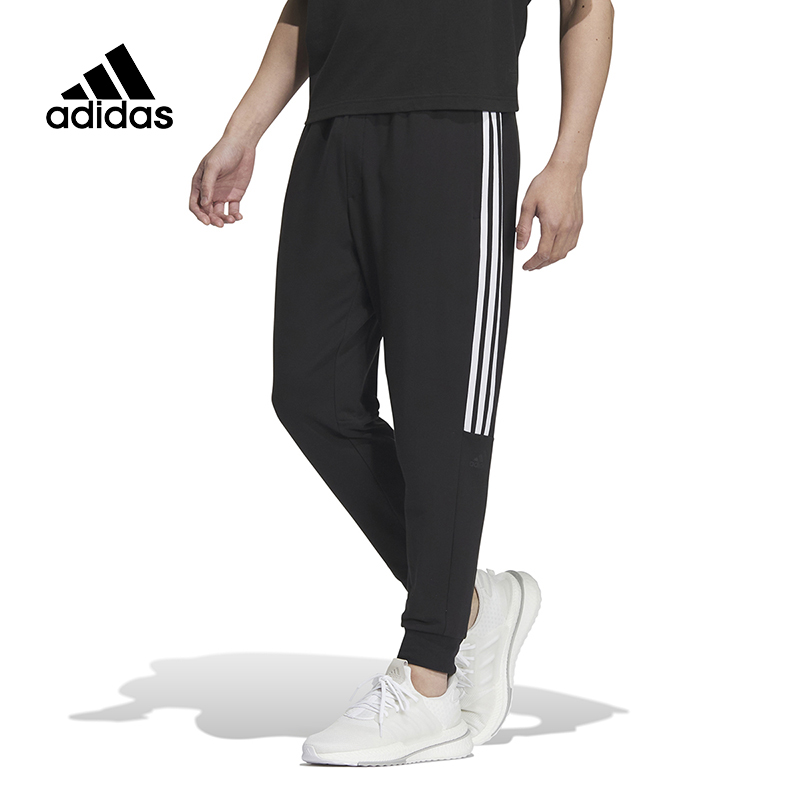 adidas阿迪达斯男子夏季新款日常百搭运动休闲小脚长裤IA8182