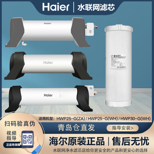 海尔管道式中央净水器原装滤芯HWP25-G（ZA）（WH）HWP30-G（WH）