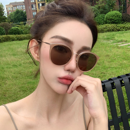 2023新款茶色近视墨镜女款太阳眼镜女士防紫外线防晒带度数偏光镜