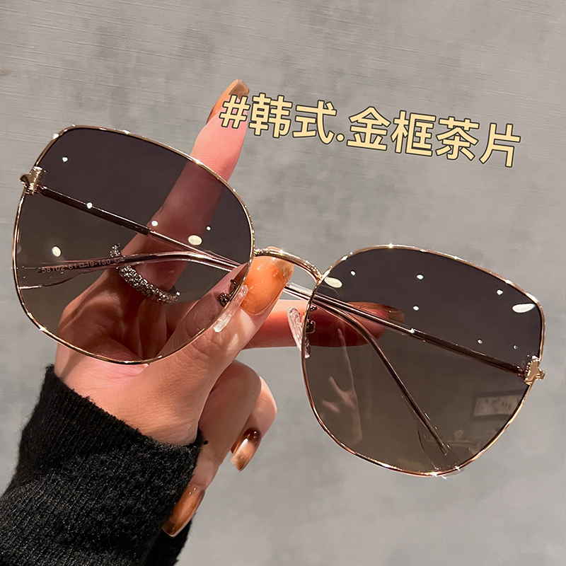 初明超大框偏光墨镜女防紫外线