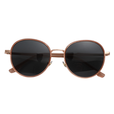 初明茶框太阳镜可配近视女