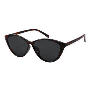 复古玳瑁猫眼偏光墨镜女近视带度数2024新款遮阳防紫外线太阳眼镜