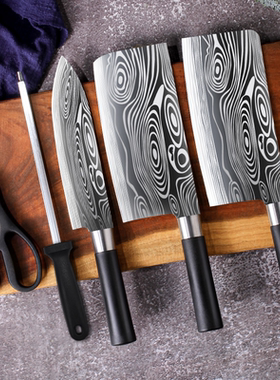 刀具厨房全套组合锋利不锈钢家用切肉砍骨刀阳江菜刀套装马士片刀