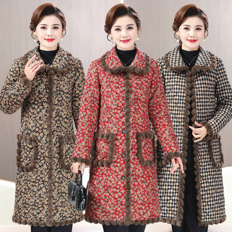 棉长款韩版宽松加绒棉衣运费险