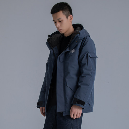 AzureMountain/蔚蓝山脉ECWCS保暖防寒羽绒服连帽派克大衣