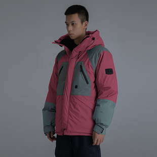 AzureMountain/蔚蓝山脉Polarnight派克大衣加绒连帽鹅绒羽绒服