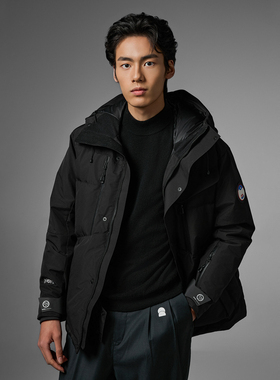 AzureMountain/蔚蓝山脉 Neptune海王星滑雪羽绒夹克黑色